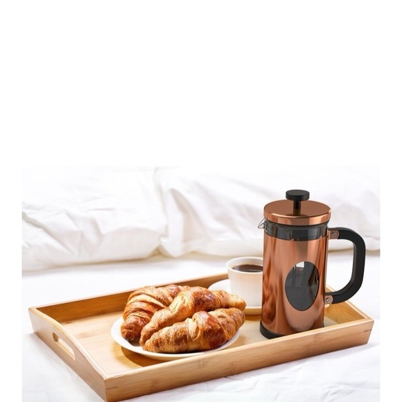 BonVivo Gazetrao I 34 oz (8 Cup) French Press Copper Finish NEW - Picture 7 of 11